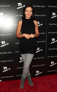 Catalina Sandino Moreno at the screening of "21."