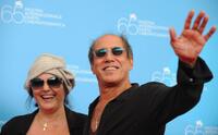 Claudia Mori and Adriano Celentano at the 65th Venice International Film Festival.