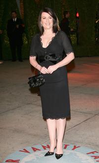 Megan Mullally at the Vanity Fair Oscar Party.