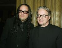 Jonathan Davis and Mark Mothersbaught at the 2004 BMI Film Awards.