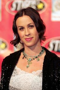 Alanis Morissette at the "Not So Silent Night" concert.