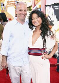 Neal H. Moritz and Nathalie Kelley at the premiere of "The Fast and the Furious: Tokyo Drift."