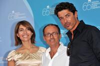 Caterina Murino, director Pappi Corsicato and Alessandro Gassman at the photocall of "ll Seme Della Discordia" during the 65th Venice Film Festival.