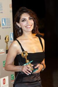 Caterina Murino at the Globo D'Oro Foreign Press Association Awards.