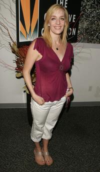 Julia Murney at the evening with the cast of "Lennon."