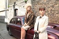 Rosamund Pike as Helen and Carey Mulligan as Jenny in "An Education."