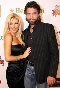 Brande Roderick and Anson Mount at the premiere of "Snoop Doggs hood of horror."