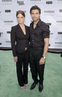 Rebecca Daubert and Anson Mount at the premiere of "The Battle of Shaker Heights."
