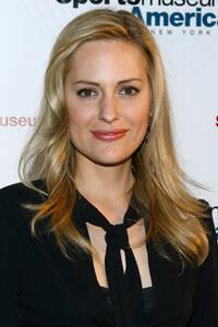 Aimee Mullins at the opening night of "Sports Museum of America."