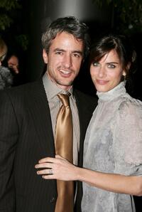 Dermot Mulroney and Amanda Peet at the world premiere of "The Family Stone".