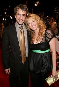Dermot Mulroney and Virginia Madsen at the world premiere of "The Family Stone".