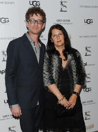 Kieran Mulroney and Michele Mulroney at the New York premiere of "Paper Man."