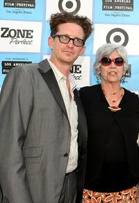 Kieran Mulroney and Guest at the premiere of "Paper Man."