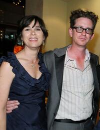 Rebecca Yeldham and Kieran Mulroney at the premiere of "Paper Man."