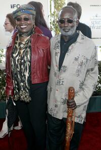 Garrett Morris and his wife at the 2002 Independent Spirit Awards.