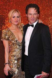 Anna Paquin and Stephen Moyer at the HBO's Post Golden Globe Awards party.