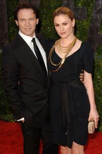 Stephen Moyer and Anna Paquin at the 2010 Vanity Fair Oscar party.