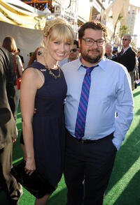 Beth Behrs and Bobby Moynihan at the California premiere of "Monsters University."