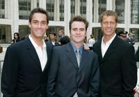 Jay Harrington, Christopher Moynihan and Colin Ferguson at the "NBC Upfront" preview of the 2003/2004 television lineup.
