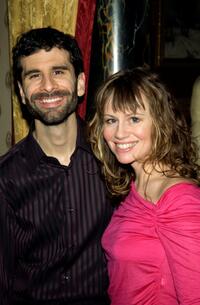 John Cariani and Sally Murphy at the after party of "Fiddler On The Roof."