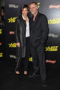 Annabeth Gish and Timothy V. Murphy at the California premiere of "The Last Stand."