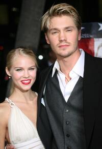 Chad Michael Murray and his fiancee Kenzie Dalton at the world premiere of "Home of the Brave."