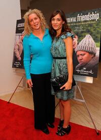 Tami Baumann and Kathleen Munroe at the world premiere screening of "Accidental Friendship."