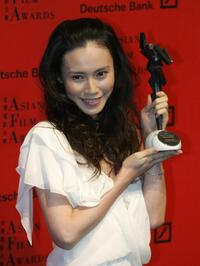 Miki Nakatani at the 1st Asian Film Awards.
