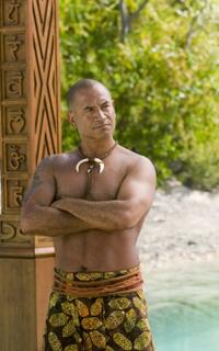 Temuera Morrison as Briggs in "Couples Retreat."