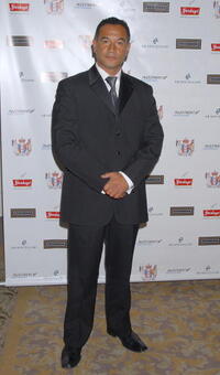 Temuera Morrison at the Sixth Annual Celebration of New Zealand Filmmaking and Creative Talent Pre-Oscar Dinner.
