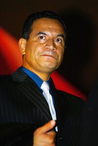 Temuera Morrison at the Air New Zealand Screen Awards.