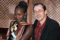 Fatou N'Diaye and Luc Picard at the Marrakesh International Film Festival.
