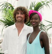 Nicolas Herman and Fatou N'Diaye at the promotion of the television serie "Tropiques Amers" during the 2007 Monte Carlo Television Festival.