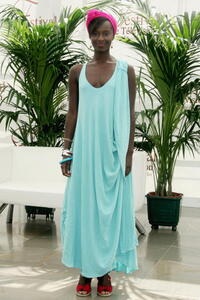 Fatou N'Diaye at the promotion of the television serie "Tropiques Amers" during the 2007 Monte Carlo Television Festival.