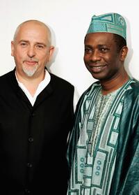 Peter Gabriel and Youssou N'Dour at the Music Industry Trusts' Awards and Dinner 2004.