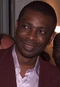 Youssou N'Dour at the Republic palace in Dakar.