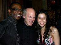 Youssou N'dour, Timothy Greenfield-Sanders and Director Elizabeth Chai Vasarhelyi at the after party of the New York premiere of "Youssou N'dour: I Bring What I Love."