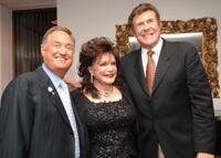 Neil Sedaka, Connie Francis and Cousin Brucie Morrow at the tribute to Sedaka's fifty years in music.