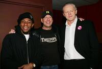 Mos Def, Bruce Willis and David Morse at the after party of the premiere of "16 Blocks."