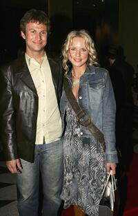 Jessica Napier and Guest at the premiere of "Little Fish."