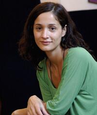 Verica Nedeska at the promotion of "Karaula" during the San Sebastian Film Festival.