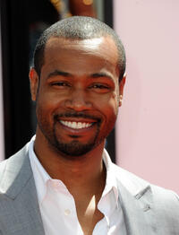 Isaiah Mustafa at the California premiere of "The Three Stooges."