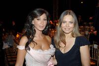 Ornella Muti and Elissa at the Lebanese designer Elie Saab's Autumn/Winter 2005-06 Haute Couture collections.