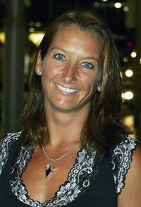 Layne Beachley at the Tap Dogs Opening Night.