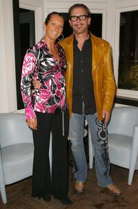 Layne Beachley and Kirk Pengilly at the launch of "You Had To Be There" at Polo Lounge.