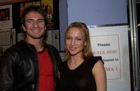 Damien De Montemas and Kate Beahan at the Australian premiere of "Garage Days."