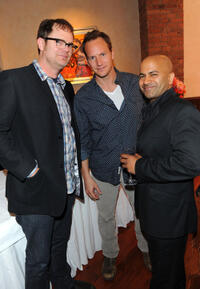Rainn Wilson, Patrick Wilson and Ajay Naidu at the Juror Welcome Lunch during the 2011 Tribeca Film Festival in New York.