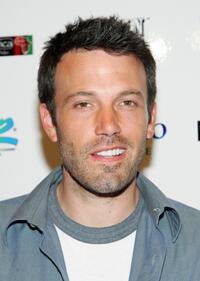 Ben Affleck at the Ante Up for Africa celebrity poker tournament during the World Series of Poker.