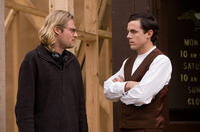 Director Andrew Dominik and Casey Affleck on the set of "The Assassination of Jesse James by the Coward Robert Ford."