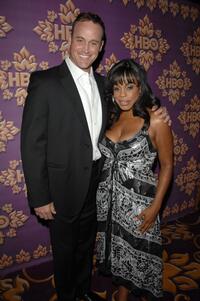 Matt Eisman and Niecy Nash at the HBO Emmy after party.